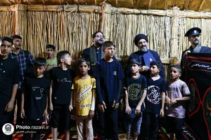 حضور کاروان سفیران امام رئوف علیه&zwnj;السلام در جمع موکب&zwnj;داران شهر نعمانیه