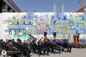 رونمایی از دیوارنگاره تجلی ارادت