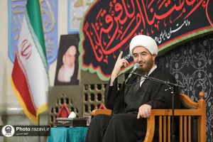 عزاداری شب شهادت حضرت زهرا سلام الله علیها در حرم مطهر رضوی