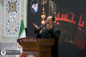 سیاه&zwnj;پوشی رواق دارالهدایه حرم مطهر رضوی