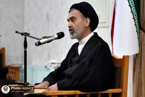 نشست صمیمی آیت الله آملی لاریجانی با طلاب مدرسه عالی فقاهت