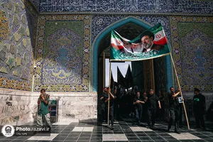 عزاداری روز تاسوعای حسینی در حرم مطهر رضوی