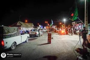 موکب خدمت رسانی به زائران در شاهرود