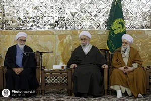 دیدار اعضای مجمع جهانی اهل بیت(ع) با تولیت آستان قدس رضوی