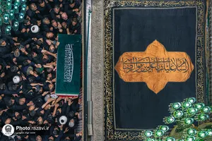 طواف پیکر رهبر شهید