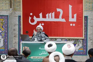 اعتکاف علمی طلاب در مدرسه تابستانی دارالعلم حرم مطهر رضوی-1