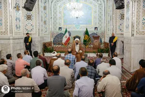 تشرف تیم کوهنوردی استان خراسان رضوی به حرم امام رضا علیه&zwnj;السلام