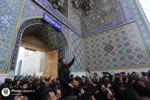عزاداری روز شهادت امام رضا علیه&zwnj;السلام در حرم مطهر رضوی-2
