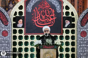 آئین خطبه&zwnj;خوانی شب شهادت امام حسین (ع) در حرم مطهر رضوی