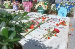خادمیاران مرکزی میهمان مزار و خانه شهدا در هفته دفاع مقدس