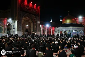 عزاداری هیئات مذهبی استان سمنان در حسینیه حرم