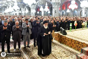 عزاداری روز شهادت امام صادق(علیه&zwnj;السلام) در حرم مطهر رضوی