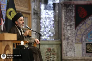 اجتماع عزاداران آذری زبان در رواق امام خمینی (ره)