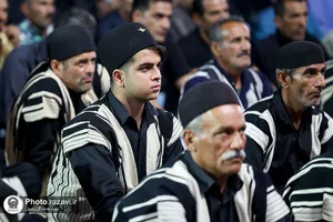 عزاداری هیئات مذهبی چهارمحال و بختیاری در حسینیه حرم