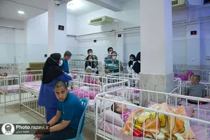 اردوی جهادی بیمارستان رضوی در نیشابور