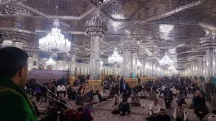 Non-Iranian pilgrims gather at Imam Reza shrine to celebrate birth anniv.of Hazrat Ali Akbar