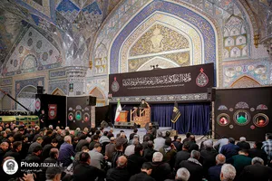 عزاداری روز شهادت امام رضا علیه&zwnj;السلام در حرم مطهر رضوی