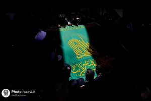 تشرف کاروان سفیران امام رئوف علیه&zwnj;السلام به حرم امیرالمؤمنین علیه&zwnj;السلام
