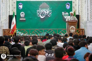 تشرف جمعی از بسیجیان شهرستان جهرم به حرم مطهر رضوی