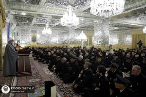 مراسم اعطای احکام خدام حرم مطهر رضوی