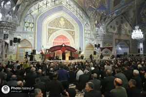 اجتماع عزاداران آذری زبان در رواق امام خمینی (ره)