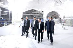 تقدیر معاون رئیس‌جمهور از پیشرفت و کیفیت اجرای پروژه‌های عمرانی حرم مطهر رضوی
