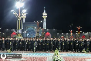 آیین خطبه&zwnj;خوانی شب عاشورای حسینی در حرم مطهر رضوی -1