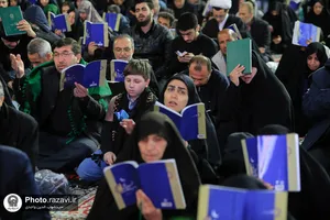 مراسم احیا شب بیست و یکم ماه مبارک رمضان در حرم مطهر رضوی-3