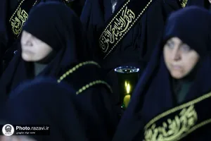 آیین خطبه&zwnj;خوانی شب عاشورای حسینی در حرم مطهر رضوی -2