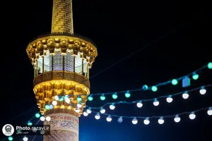 حال و هوای حرم مطهر رضوی در شب میلاد امام جواد علیه السلام