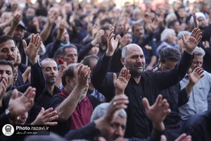 اجتماع عزاداران رضوی در حرم مطهر رضوی