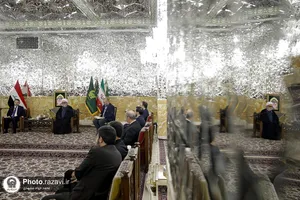 دیدار نخست وزیر عراق با تولیت آستان قدس رضوی