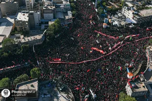 تشییع پیکر رهبر شهید انقلاب در مشهد مقدس-1