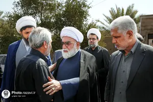 دیدار تولیت آستان قدس رضوی با خانواده جانباختگان حادثه معدن طبس