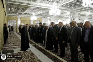 دیدار مدیران اجرایی خراسان با تولیت آستان قدس رضوی