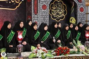ویژه برنامه دختران حسینی در حرم مطهر رضوی