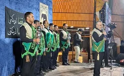 خادم‌یاران مرکزی در سوگ ابن‌الرضا (ع) جلوه‌ای از خدمت عاشقانه آفریدند