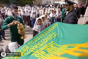 چهارشنبه های امام رضایی در دبستان دخترانه عترت