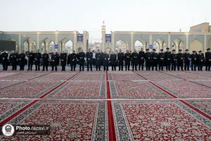 آیین تعویض پرچم گنبد و پوش ضریح مطهر حضرت رضا علیه&zwnj;السلام به مناسبت حلول ماه ربیع&zwnj;الاول