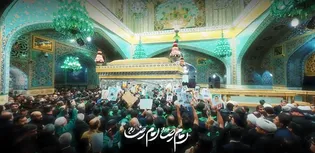 آیین غبارروبی مضجع منور رضوی در دهه کرامت