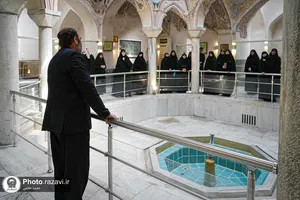 بازدید فعالان امربه&zwnj;معروف و نهی&zwnj;ازمنکر از موزه مردم&zwnj;شناسی و شمیم رضوان