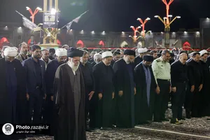 آیین خطبه&zwnj;خوانی شب عاشورای حسینی در حرم مطهر رضوی -2