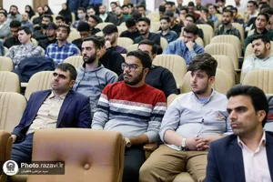 تجمع دانشجویان دانشگاه بین&zwnj;المللی امام رضا (ع) در اعتراض به جنایات رژیم صهیونیستی