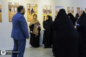 بازدید شرکت کنندگان چهل و یکمین دوره مسابقات بین المللی قرآن کریم از نمایشگاه رواق خدمت-2