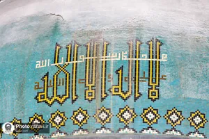 بارش برف شبانگاهی در حرم مطهر رضوی