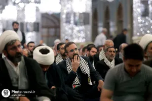 گرامیداشت سید مقاومت در حرم مطهر رضوی