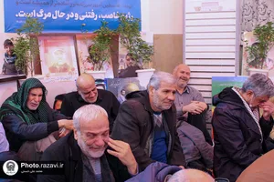 تشییع پیکر شهید گمنام در محفل اشک