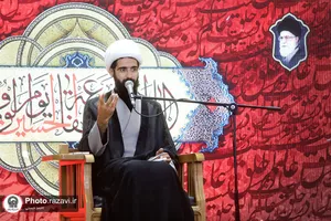 مراسم عزاداری کانون نوجوانان رنام در حرم مطهر رضوی