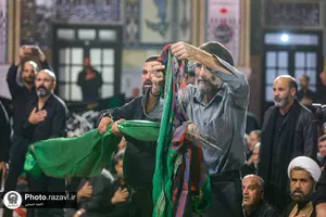 عزاداری هیئات مذهبی خراسان جنوبی در حسینیه حرم