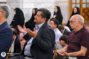 تشرف معاونین وزارت بهداشت و رؤسای دانشگاه&zwnj;های علوم پزشکی سراسر کشور به حرم مطهر رضوی